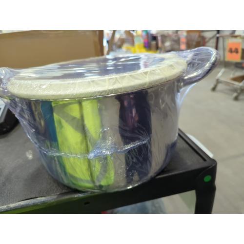 Stainless Steel Stock Pot - 8 Quart, Soup Pot Induction Compatible, Cooking Pot with Riveted Handle, Oven & Dishwasher Safe