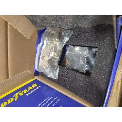 Set of 2 Goodyear Brakes PRK91866R | Rear Premium Brake Kit with Pair (2) of AntiOx Coated Brake Rotors and Ceramic Brake Pads fits Lexus HS250h 12-10; Toyota RAV4 18-06