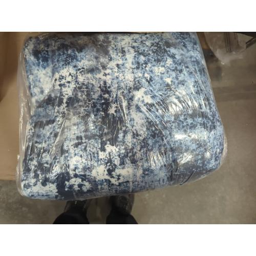 Size Large Color blue  Rug Washable Boho Rug Soft Large Area Rug Non-Slip Non-Shedding Faux Wool Vintage Rug for Living Room, Farmhouse, Dining Room, Indoor, Kids Playroom, Blue