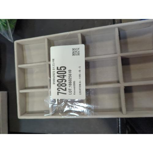 Grey 4 Pack Lainrrew Jewelry Tray, 4 Pack Jewelry Organizer Velvet Jewelry Tray Stackable Jewelry Trays, Necklace & Earring Holder, Divided Bracelet & Ring Storage- Elegant Display Case (Gray)