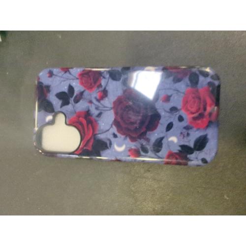Case for iPhone 17,Hybrid Heavy Duty 2 in 1 Full Body Rugged Shockproof Protection Glossy Case for iPhone 17 Night Red Rose