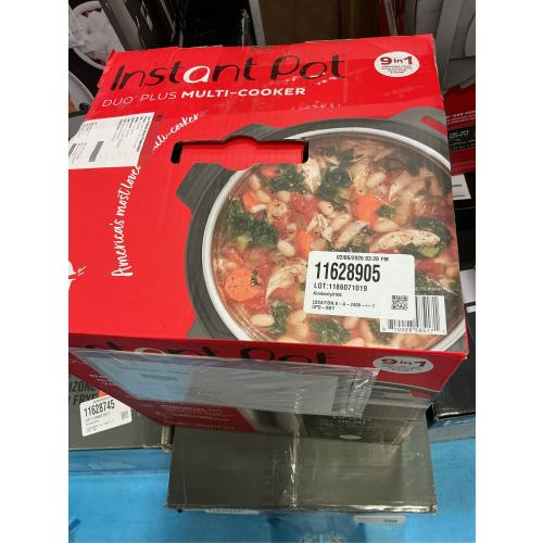 Instant Duo Plus Stainless Steel Digital Pressure Cooker 6 qt Black/Silver