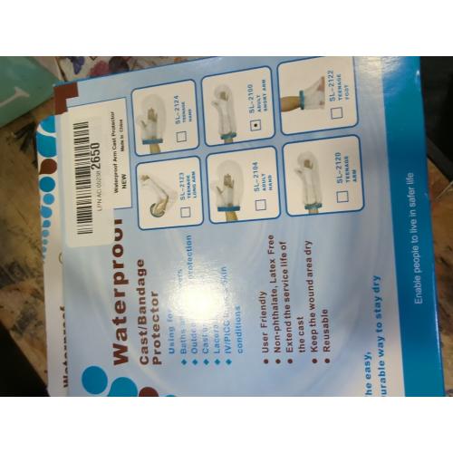 Cast Covers for Shower Arm Adult Waterproof Long full Protector Cover Soft Comfortable Watertight Seal to Keep Wounds Dry Bath Bandage Broken Hand,Wrist,Finger,Elbow Reusable Durable