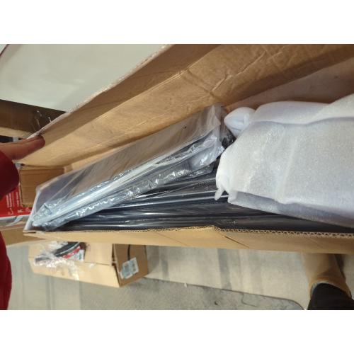 Room Divider 6FT Folding Privacy Screens with Lockable Wheels, 4 Panel Room Partition for Room Separator, 88 W Freestanding Portable Fabric Wall Dividers for Home Dorm Studio Office, Black