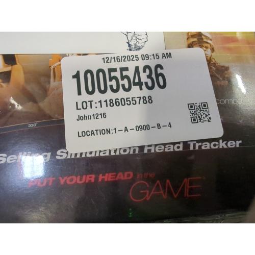 TrackIR 5 Head Tracking System with TrackClip PRO – 6DOF USB Optical Motion Tracker for PC Gaming, Flight & Racing Simulators – NaturalPoint Head Tracker Bundle