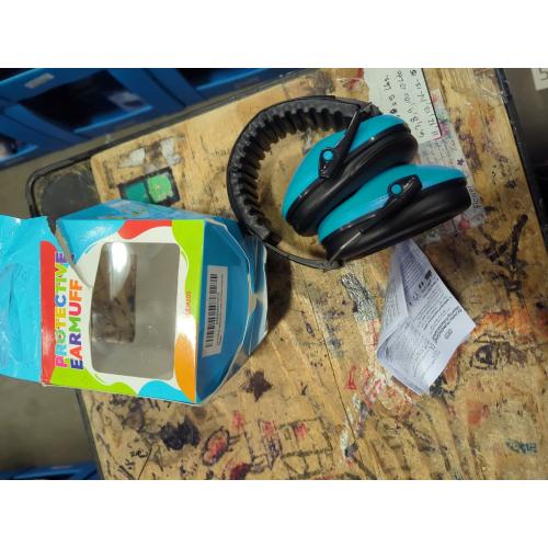 Ear Muffs for Noise Reduction: 27.4SNR Noise Cancelling Headphones for Kids Adults, EM100 Adjustable Hearing Protection Earmuffs for Monster Jam, Autism Sensory, Concerts, Fireworks