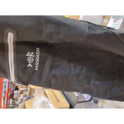 BASSDASH XL 3D Boot Foot Game Wader Ultra High Strength Black Plaid Nylon PVC Fishing Hunting Chest Waders for Men