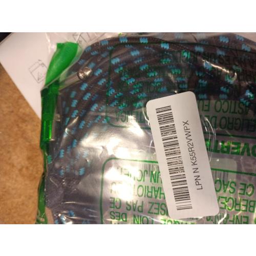 Guitar Cable 20ft Right Angle Guitar Amp Cord 1/4 Inch Instrument Cable with Braided Tweed and Anti-Kinking Design for Guitar Bass Amp, Black & Blue