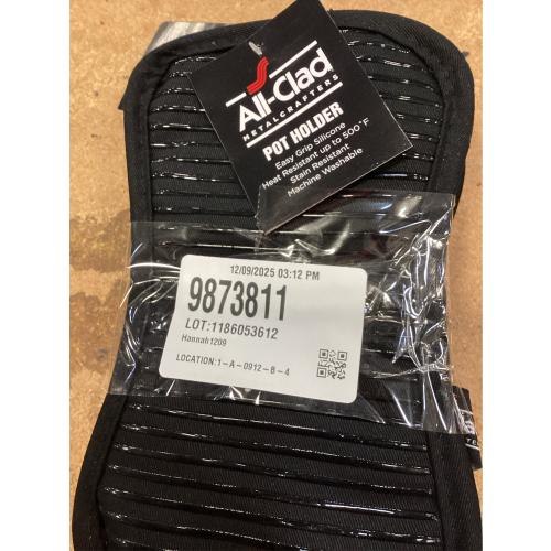 All-Clad Cotton Pot Holder, 2 Pack, Black