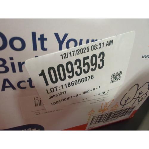 12 DIY Bird House Kits For Children to Build - Wood Birdhouse for Kids to Paint - Unfinished Bird Houses for Kids - Wood Craft Project Kits - Wooden Arts & Craft for Girls & Boys - Classroom Activity