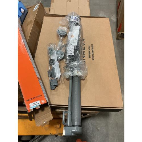 Retractable Baby Gate for Doorways and Stairs, Mesh Safety Gate for Pet, Indoor & Outdoor Use, One-Hand Operation, Easy Installation, 33.6 Tall, Expands to 55 Wide（Grey,33.6x55