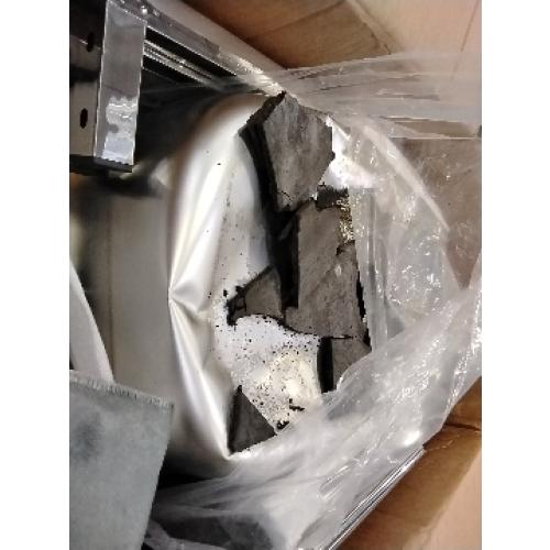 Outdoor Garden Sink Single Trough For Washing, Small Stainless Steel Utility Kitchen Hand Basin Station Sink Tub with Storage Shelve and Faucet, for Restaurant, Bar, Laundry, Garage, Backyard(54*40*75