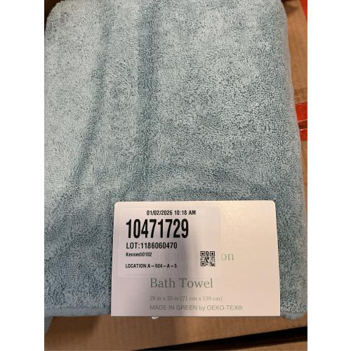 Haven Turkish Cotton Bath Towel in Celestial Blue