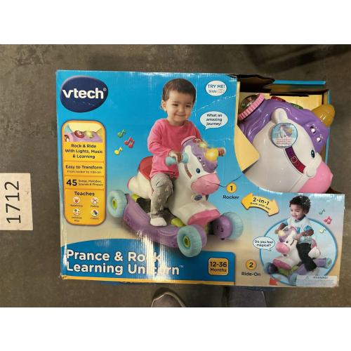 VTech Prance and Rock Learning Unicorn, Multicolor