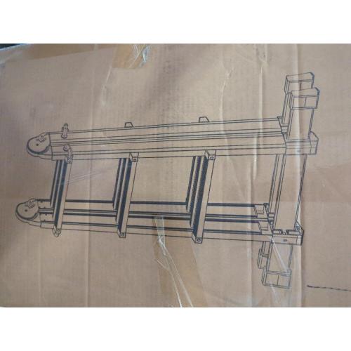 Silver Valeo Ladder 11FT, Multi Position 3 Step Ladder Extension, Anti-Slip A Frame Folding Ladder with Removable Tool Tray, 330lbs Adjustable Telescopic Aluminum Ladders for Stairs Home Indoor Outdoor Roof