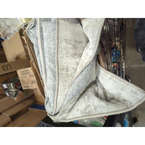 8x10 Washable Area Rug Beige Grey Abstract Living Room Bedroom Carpet Neutral Modern Non Slip Soft Low Pile Indoor Large Throw Rug for Dining Room Office