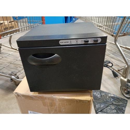 Winado Hot Towel Warmer Cabinet, 8L Mini Hot Bath Towel Warmer, Esthetician Towel Heating Cabinet for Facial Spa, Massage, Barber Shops and Home, Black