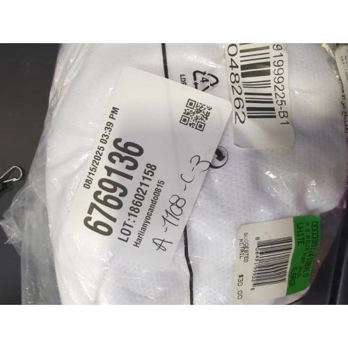 Size XL White and Red Nike Pro Dri-Fit Men's Slim Fit Sleeveless Top