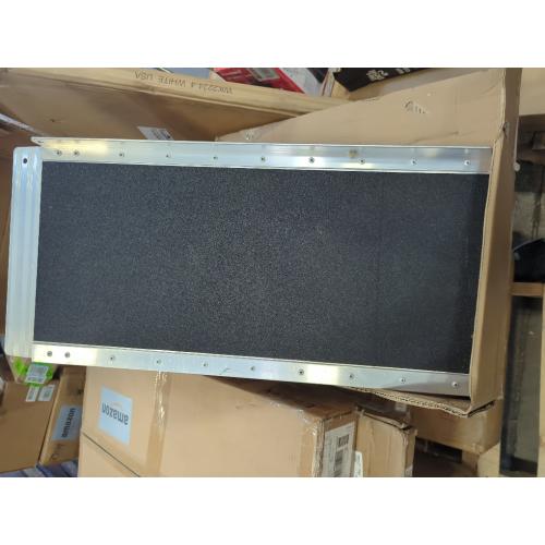 FACHNUO 5 Feet Portable Wheelchair Ramp, Non-Skid Aluminum Handicap Ramps with Handle, Folding Threshold Wheel Chair Ramp for Home Steps, Stairs, Entry, Threshold, Doorways, Scooter, 800LBS Capacity