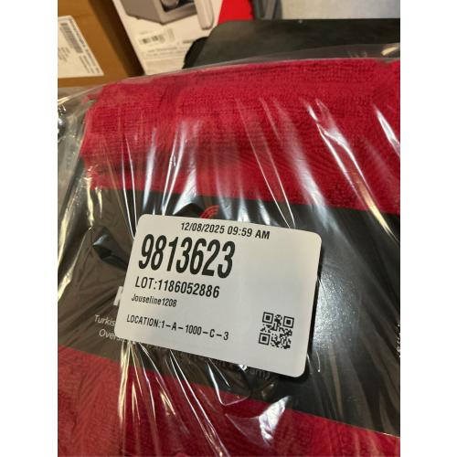 3 packs All-Clad Solid Kitchen Towel: Highly Absorbent, Super Soft Long Lasting - 100% Cotton, 17x30 Tea Towel for Cleaning & Drying Dishes, Pans, Glassware, or Countertops, (1-Pack), Chili