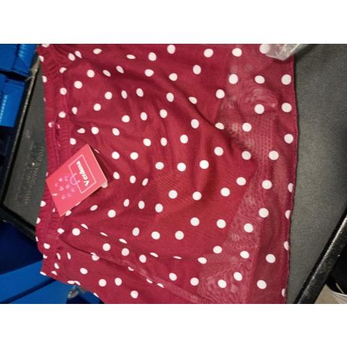 Verdusa Women's Polka Dots Mini Skirt Y2K Vintage Mesh Country Concert Outifits medium