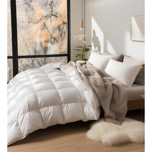 ALPHA HOME 100% Cotton Jacquard Duvet Cover Queen, Cozy Waffle Weave Bedding Sets for All Season, 3 Pieces with Duvet Cover & Pillow Shams, DarkSea White