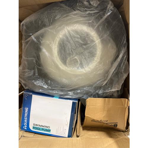 AQUASTRONG 16in Sand Filter Pump for Above Ground Pool with Timer, 3/4 HP Pool Pumps Above Ground 3800 GPH for Pools up to 16000 GAL, Pool Filter with 6-Way Valve, Improved Circulation and Filtration