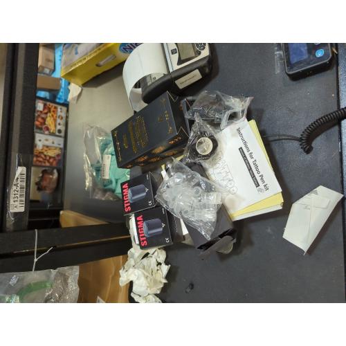 Tattoo Kit Tattoo Gun Complete Wireless Tattoo Machine Kit 2 Tattoo Batteries 20 Cartridge Needles 14 Ink Color Set for Supply RNP28KIT-1