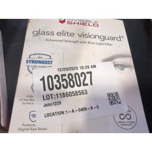 ZAGG - InvisibleShieldÂ® Glass Elite VisionGuard  Blue Light Filtering Screen Protector for Apple iPhone 12 Mini