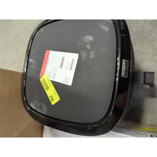 bella PRO - 8-qt. Touchscreen Air Fryer with Divided Basket - Matte Black