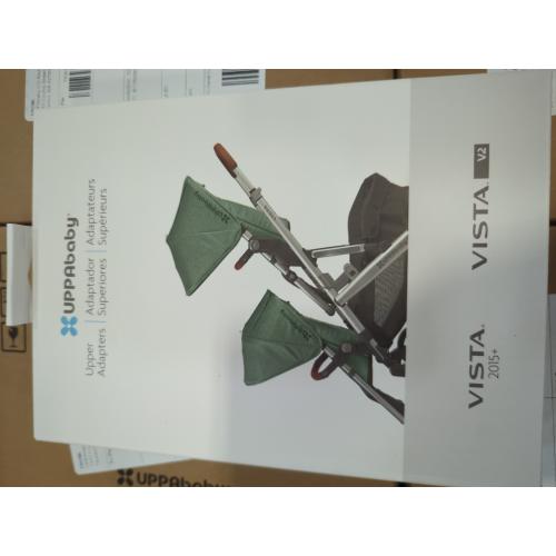 UPPAbaby Upper Adapter for Vista, Vista V2, and Vista V3 Strollers/ Compatible with Bassinet, Toddler Seat, Aria, Mesa V2, or Mesa Max Infant Car Seats / Quick   Secure Attachment / 1 Set