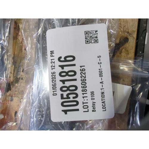 SSWBasics 12 inch Chrome Dimensional Hangrail Bracket for Slotted Standards - 1 inch slots 2 inch on center - Pack of 4