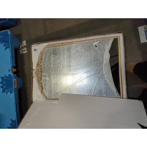 WAMIRRO Arched Gold Mirror,Gold Traditional Vintage Ornate Baroque Mirror,Antique Brass Mirrors,Wall Mounted Mirrors for Entryway/Fireplace/Living Room/Hallway/Bathroom.24“X36”Gold