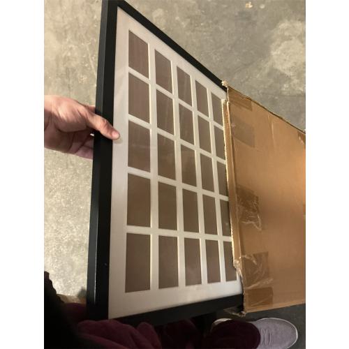 Black Multi Picture Frame Collage Wall Decor For Fujifilm Instax Mini Film - 30 Openings Large Photo Collage Frame For Wall - Mini Picture Wall Frame - Not Compatible with Polaroid Film Size