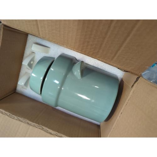 Fermentation Crock Jar Sauerkraut Crock - Use as an Onggi Kimchi Pot, (0.5 Gallon), Water Seal Fermenting Crock with Lid & Weights for Healthy Kimchi Pickle Vegetables, German Pickling Crock (2L) (B09LH47RNP)