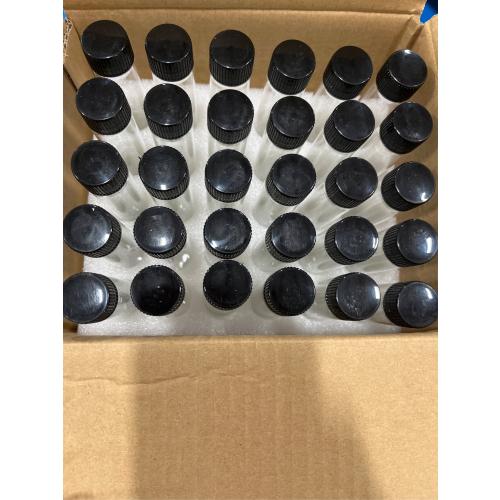 Nicunom 30 Pack 30ml Glass Vials with Screw Caps and Stoppers, 1oz Clear Glass Bottles Small Empty Vials Liquid Sample Vial, Leak-Proof