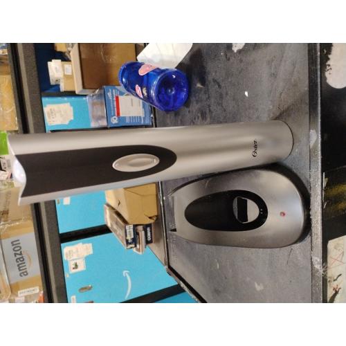 Oster Cordless Electric Wine Bottle Opener with Foil Cutter, Silver