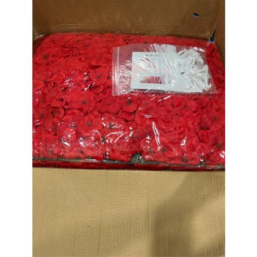 BLOSMON Flower Wall Panel Backdrop - 12 Pcs 24 x 16 Inch Red Artificial Hydrangea Floral Panels for Wedding Party Baby Bridal Shower Decor - 3D Fake Silk Flower Backdrop Decoration