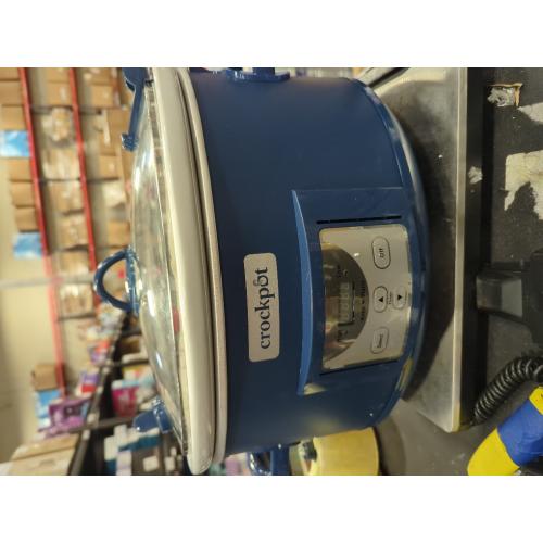 Crock-Pot 7qt One Touch Cook and Carry Slow Cooker - Blue