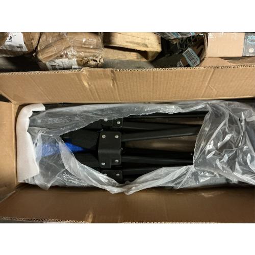 HXD-ERGO 42'' Foldable Mini Trampoline, Rebounder Trampoline with Adjustable Foam Handle, Fitness Trampoline for Indoor, Outdoor, Home Gym, Max Load 460lbs