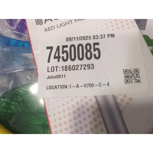 Handheld LED Red Light Therapy for Face and Neck - Vibrating Massage, Glowing Skincare Wand, Smart Sensor, Portable Facial Device, Face Therapy Wand Skin Health Tool Rejuvenation Boost