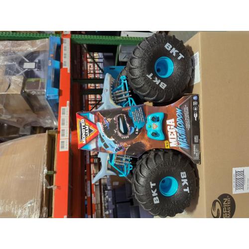 Monster Jam Official Mega Megalodon All-Terrain Remote Control Monster Truck
