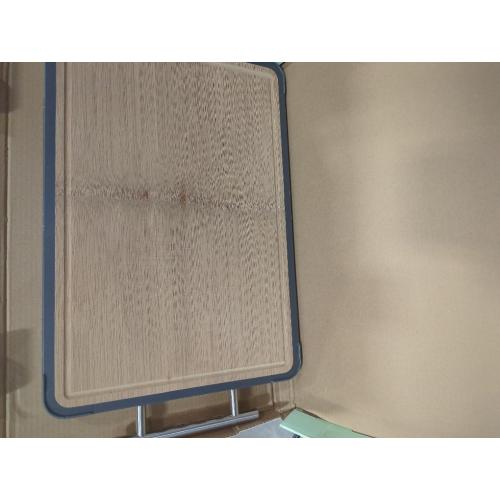 Cutting Boards for Kitchen - Food Grade Double Sided Pure Titanium& Bamboo Chopping Board with Handle, Slip resistant Non-toxic Charcuterie Board Housewarming Gifts (16×11)