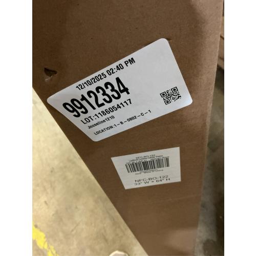 LazBlinds Cordless Cellular Shades, No Tools No Drill Blackout Honeycomb Shades Pleated Blinds for Windows, 33 W x 64 H, Midnight Black