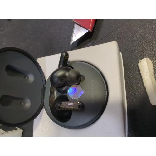 LG TONE Free FP9 Plug and Wireless True Wireless Bluetooth UVnano Earbuds, Black