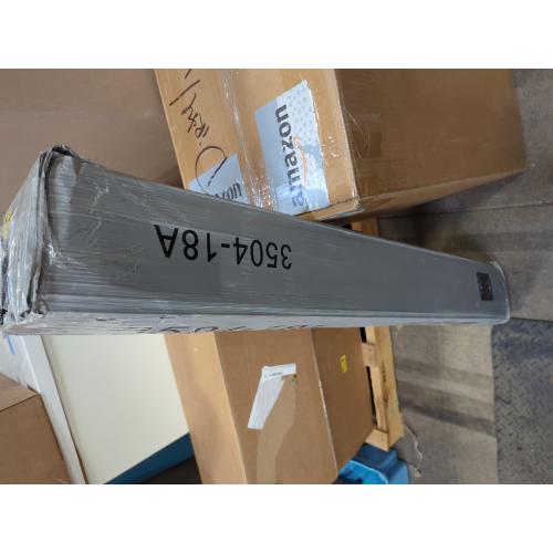 18 Inch High Platform Queen Bed Frame No Box Spring Needed, Metal Bed Frame Queen Size, Noise Free, Easy Assembly, Heavy Duty, Black