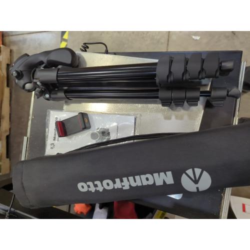 Manfrotto Compact Action Aluminum 5-Section Tripod Kit with Hybrid Head, Black (MKCOMPACTACN-BK)