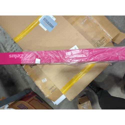 ZELUS 8' Folding Gymnastics Balance Beam, Floor Balance Beam w/Carry Handles Anti-Slip Base for Kids, Beginners & Professional Gymnasts