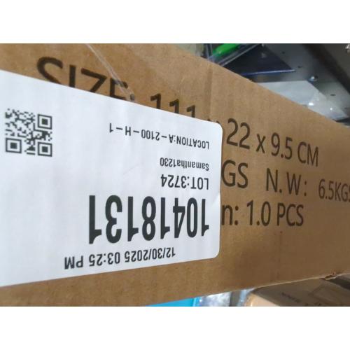 GRLEAF 78 Sofa Table with Built-in Power Strip (4 AC Outlets & 4 USB Ports) – 4.9ft Power Cord, Metal Frame, Easy Assembly, Long Couch Table Behind Sofa, Living Room and Home Office | Rustic Brown