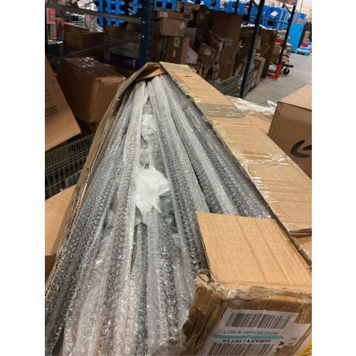 30 Pack Wrought Iron Balusters for Staircase Interior, 1/2 x 44 Hollow Deck Spindles Stair Railing Indoor with 60 Fixed Swivel Shoes, Metal Double Basket Decorative Stair - Matte Black